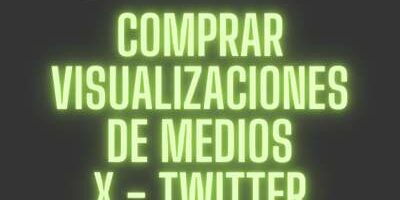 Comprar Visualizaciones de Medios en Twitter X Colombia